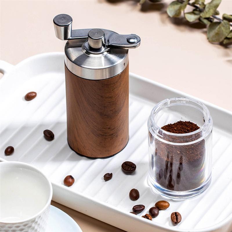 BrewMate - Macinacaffè manuale portatile con manico pieghevole per caffè fresco ovunque