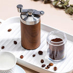 BrewMate - Macinacaffè manuale portatile con manico pieghevole per caffè fresco ovunque