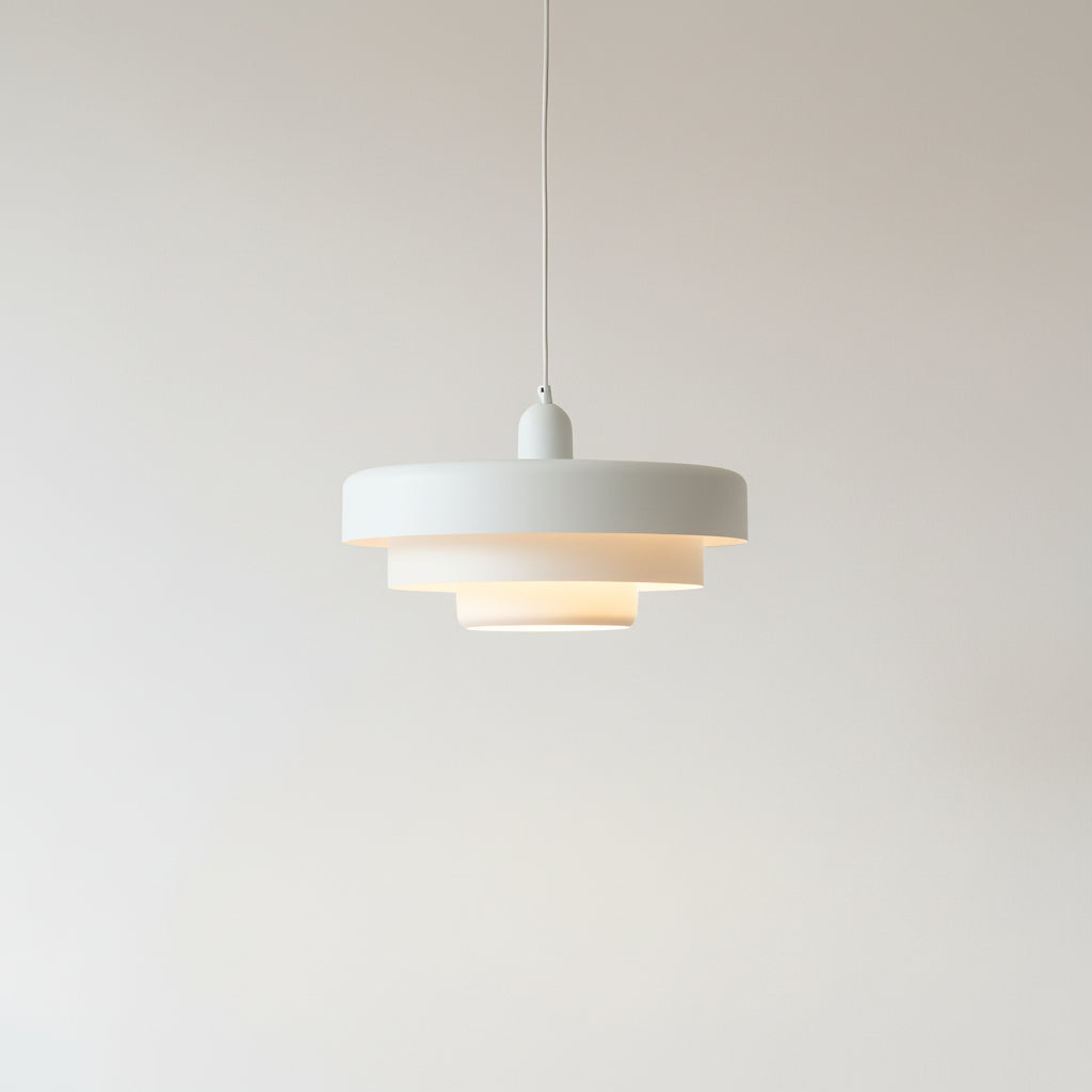 Aetna Scandinavian Triple Layer Disc Colorful Pendant Light