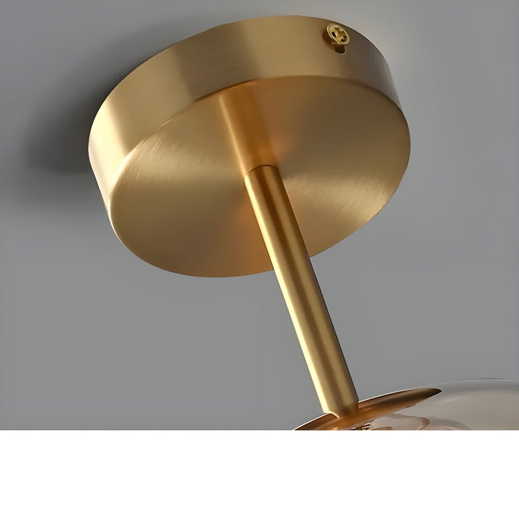 LustroCeil Light - Lampada da soffitto in vetro minimalista