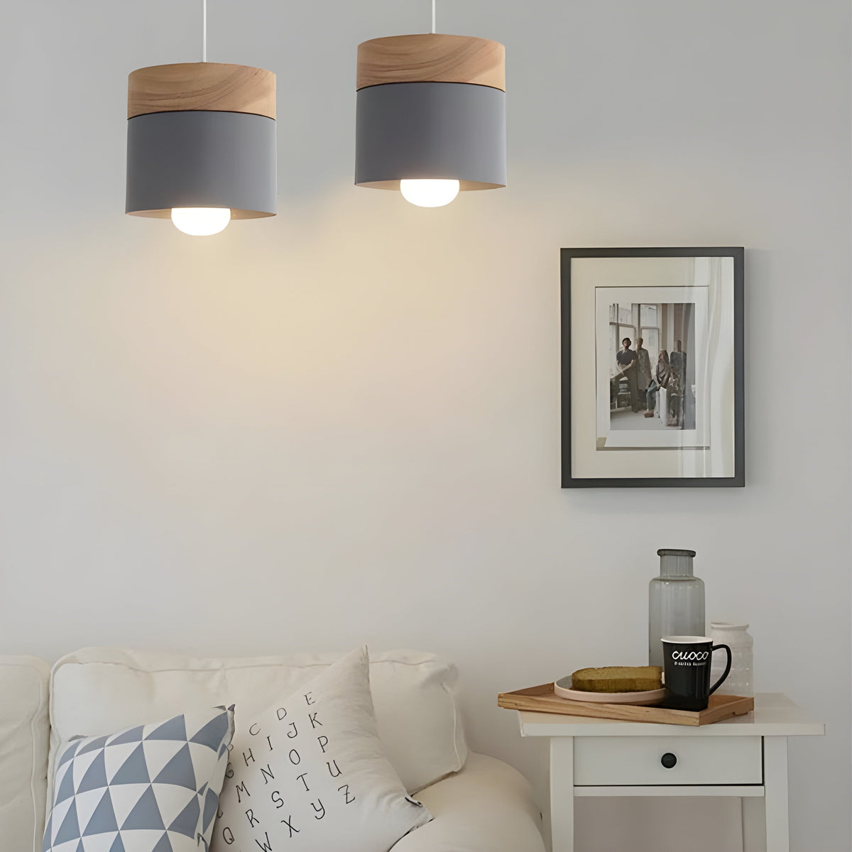 LoftCharm Light - Lampada a sospensione in legno nordico