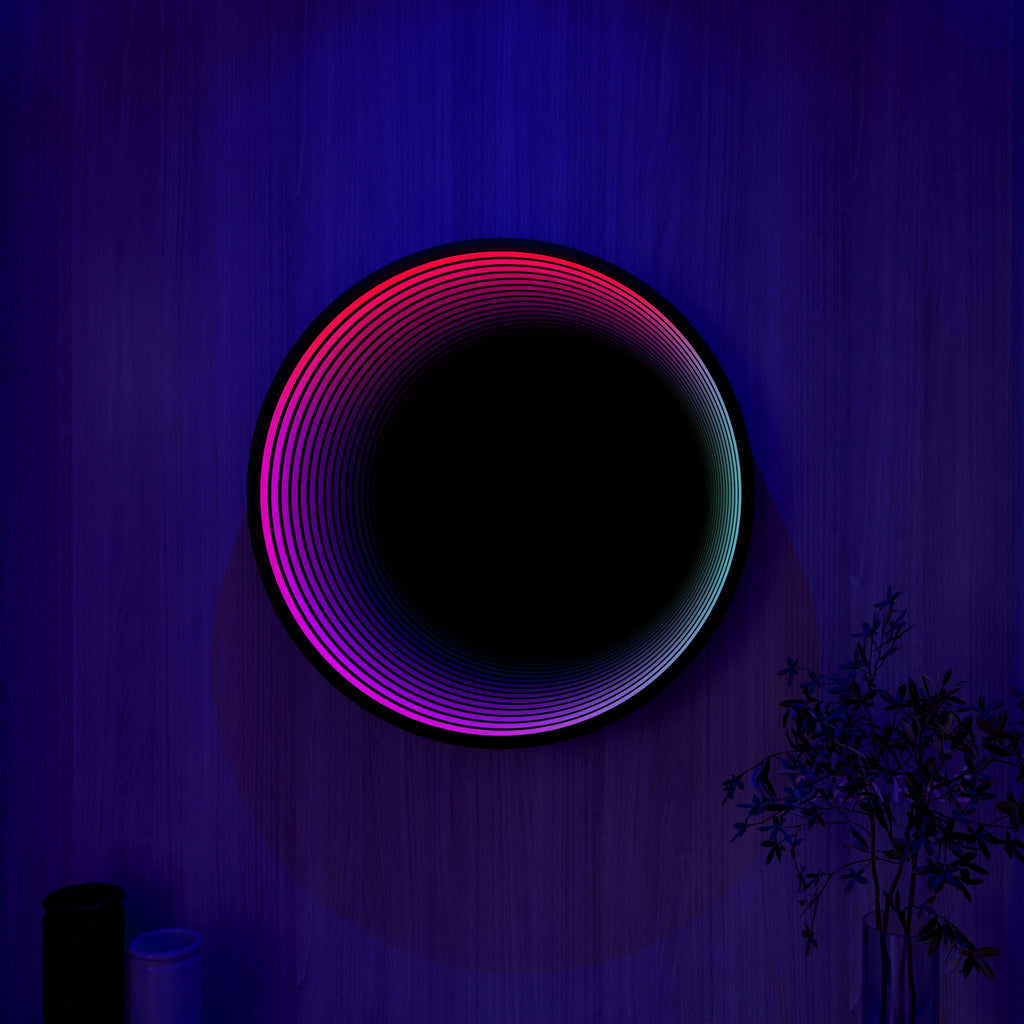 Specchio Circolare 3D con Luce