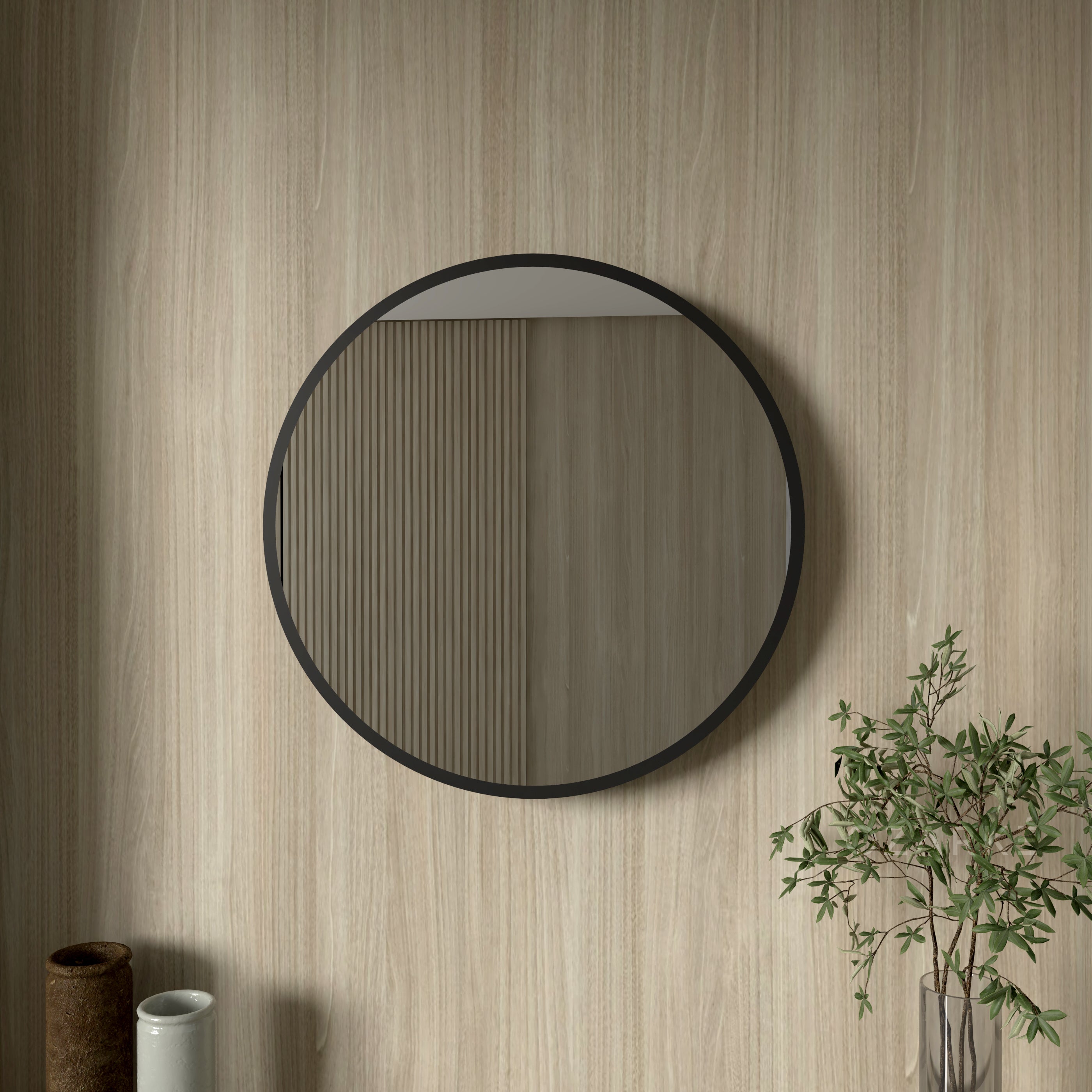 Specchio Circolare 3D con Luce