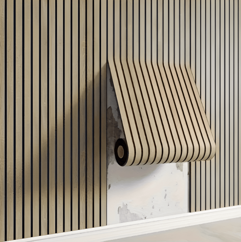3D AKUPANEL – Pannelli in legno autoadesivi | Design elegante delle pareti in pochi minuti