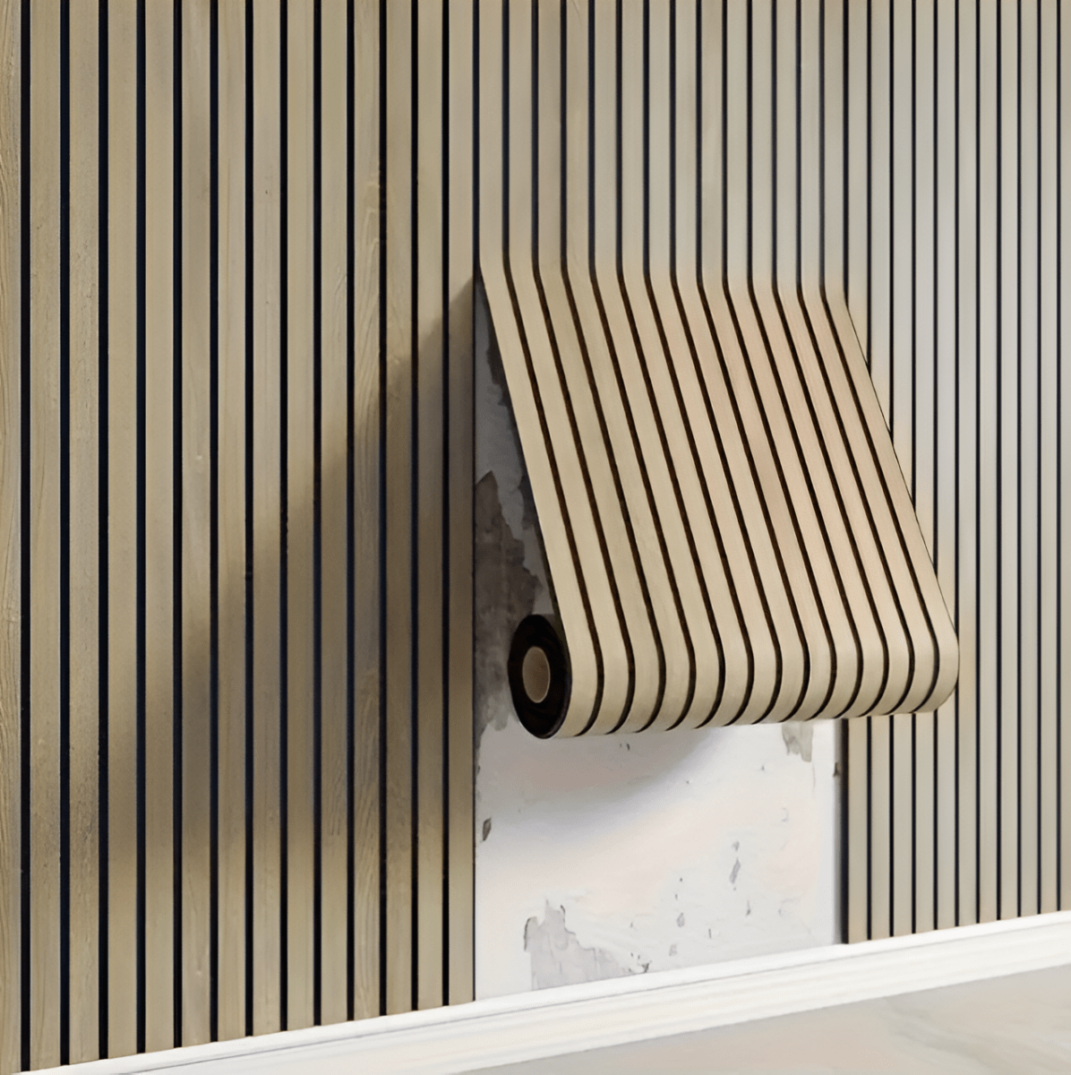 3D AKUPANEL – Pannelli in legno autoadesivi | Design elegante delle pareti in pochi minuti