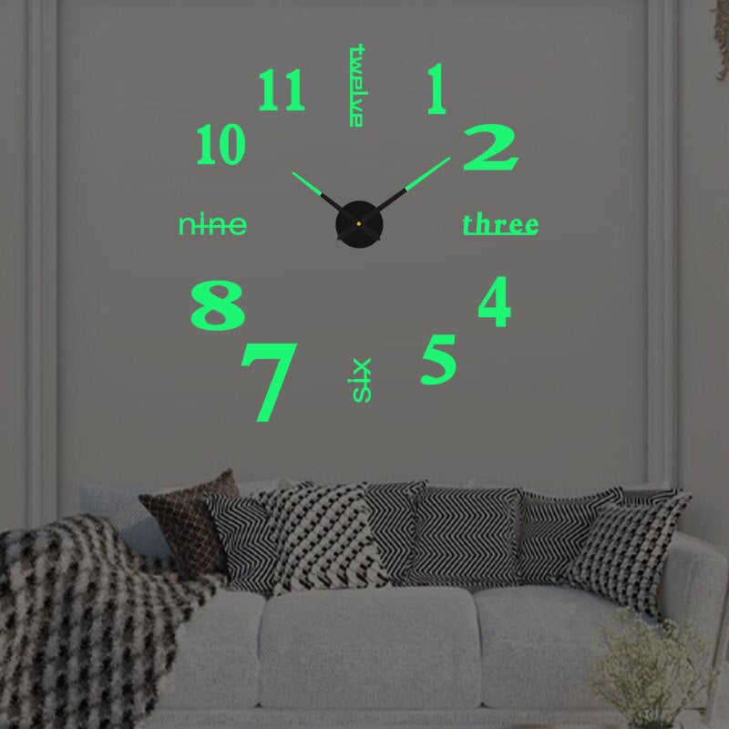 Orologio da Parete Creativo 3D