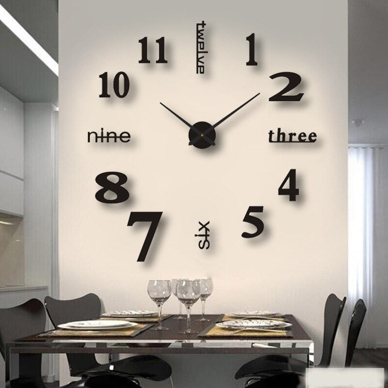 Orologio da Parete Creativo 3D