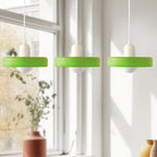 Lampada a sospensione in vetro minimalista in stile Bauhaus con tre teste