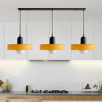 Lampada a sospensione in vetro minimalista in stile Bauhaus con tre teste