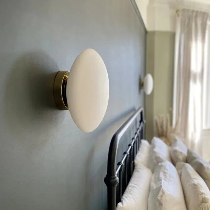 Lampada da Parete LED in Metallo e Vetro a Forma di Globo Moderna Valentina
