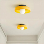 Luce a Disco in Vetro Nordico per Parete e Soffitto LED 1-luce