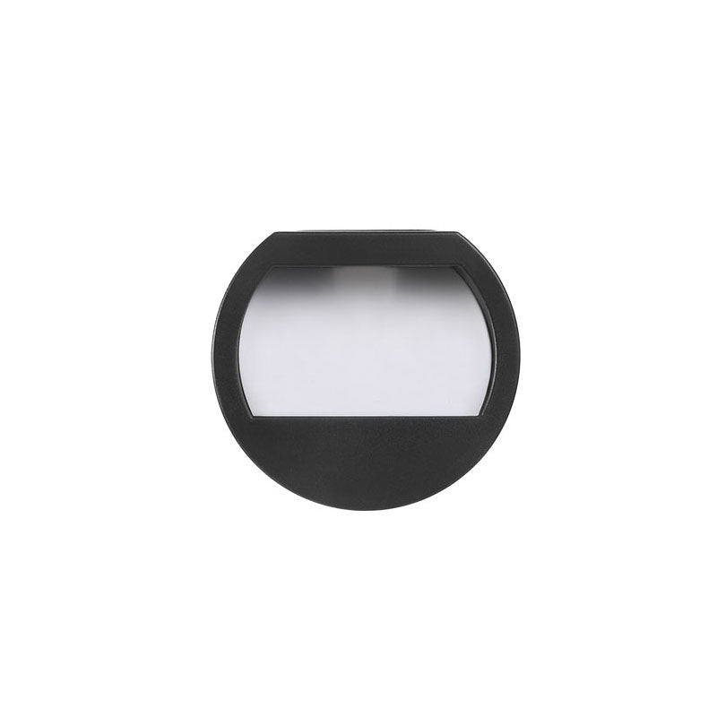 Luce da Esterno a LED Solare Rotonda Quadrata Moderna Minimalista Impermeabile per Passi da Patio