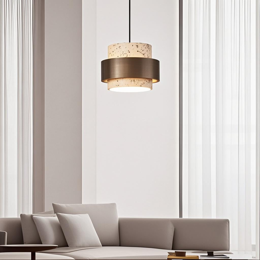Lampada a Sospensione Retro Stone Wabi-Sabi