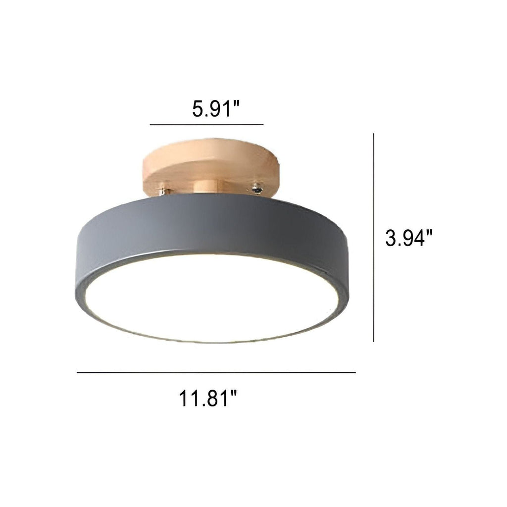 Norida Light - Lampada da soffitto rotonda in design italiano