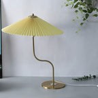Lampada da Tavolo Decorativa a Forma di Ombrello Pieghettato Retro con 1 Luce