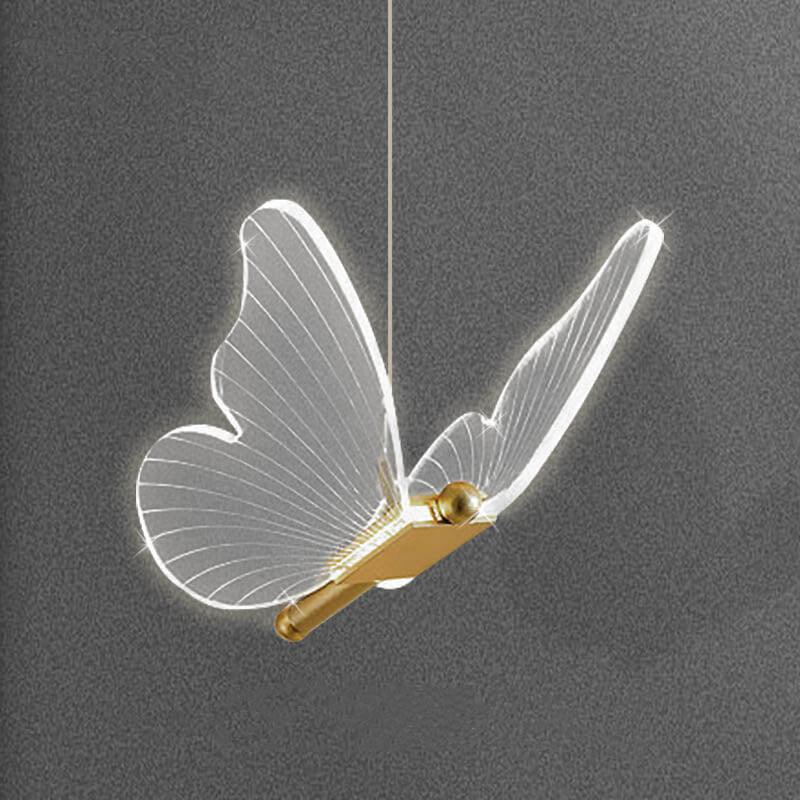 Lampada a sospensione LED a farfalla in acrilico minimalista