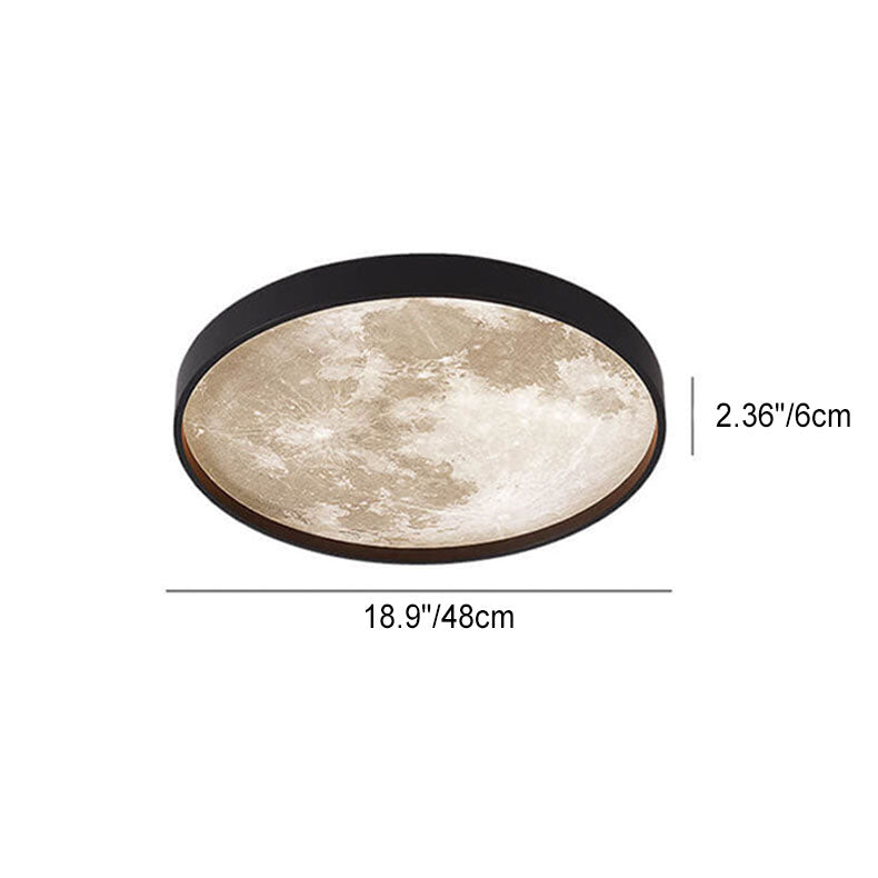 Moderna Lampada da Soffitto LED a Incasso Rotonda in Ferro Acrilico Minimalista per Soggiorno