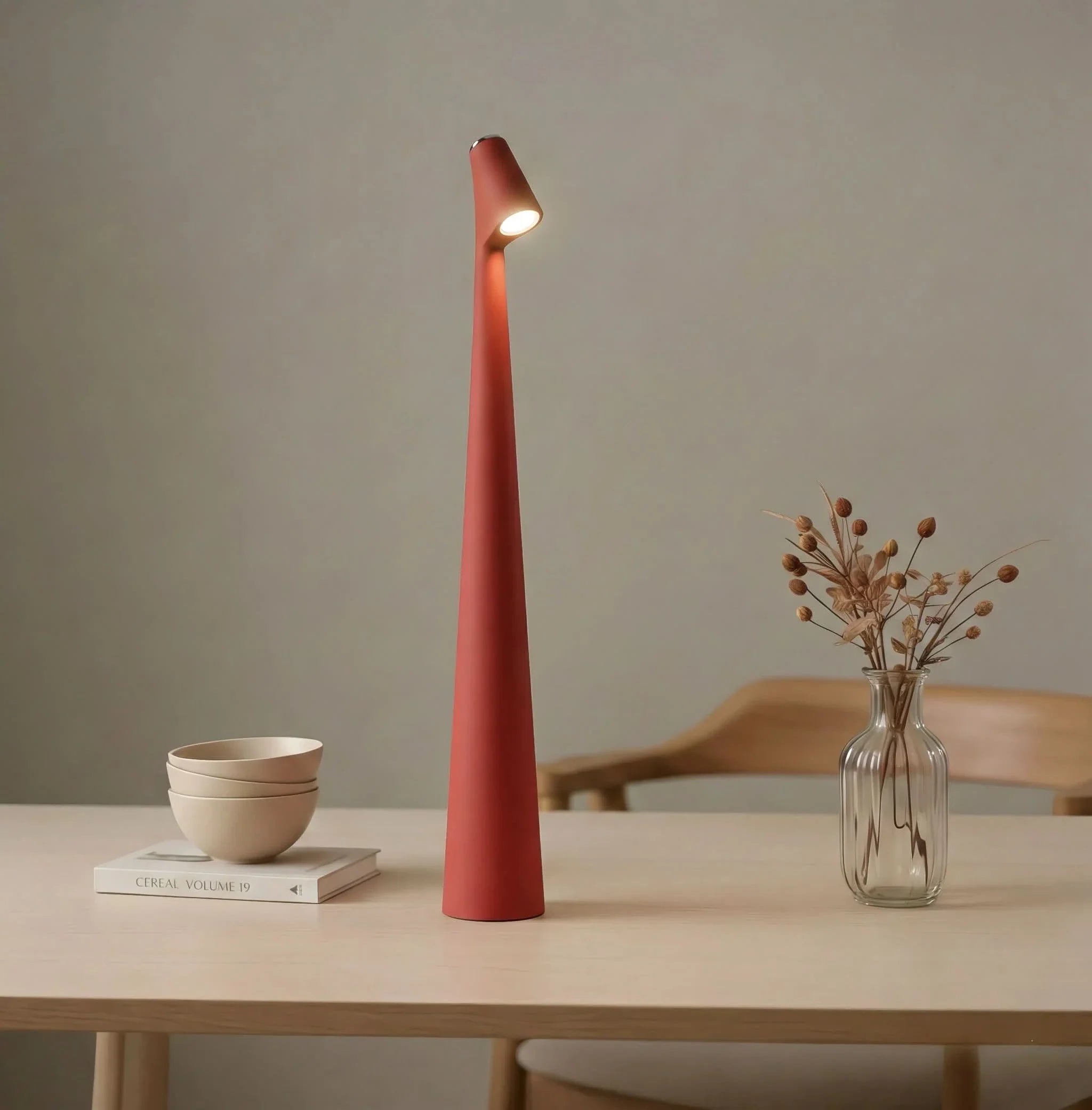 Lampada da Tavolo Design Minimalista Glarefusion
