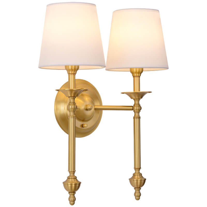 Applique Moderno con Ombrello in Ottone 1/2 Luce