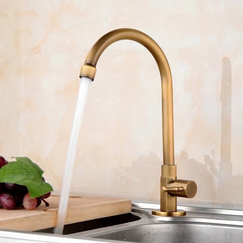 ClearFlow - Rubinetto per lavabo monocomando con design a foro singolo