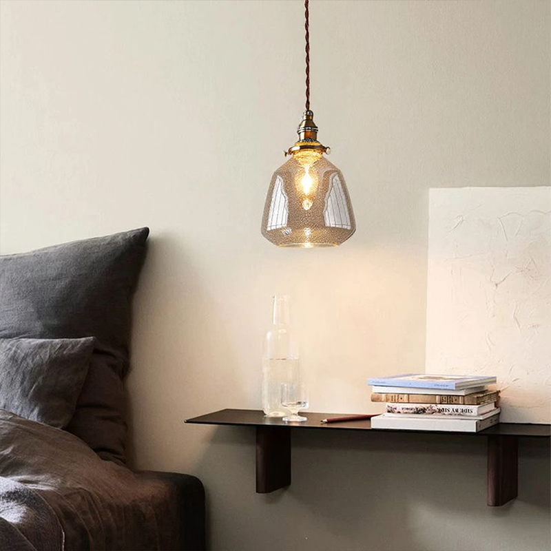 Lampada a Sospensione in Vetro di Cristallo Moderno Nordic