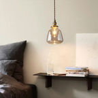 Lampada a Sospensione in Vetro di Cristallo Moderno Nordic