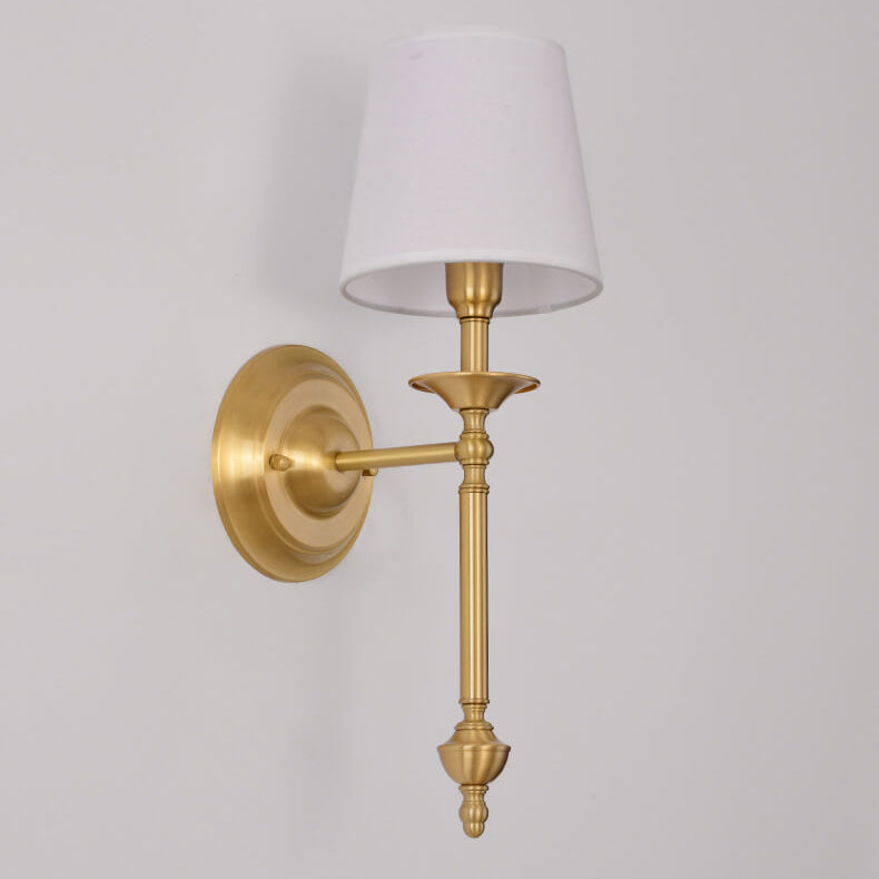 Applique Moderno con Ombrello in Ottone 1/2 Luce
