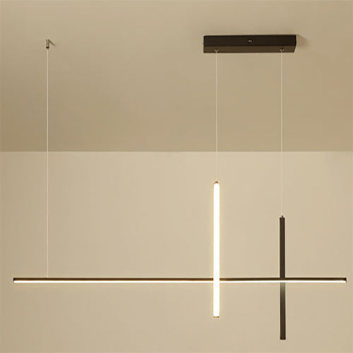 Lampadario a LED lungo minimalista moderno