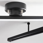 Binario di illuminazione rotante da soffitto 360° per lampade a sospensione e faretti