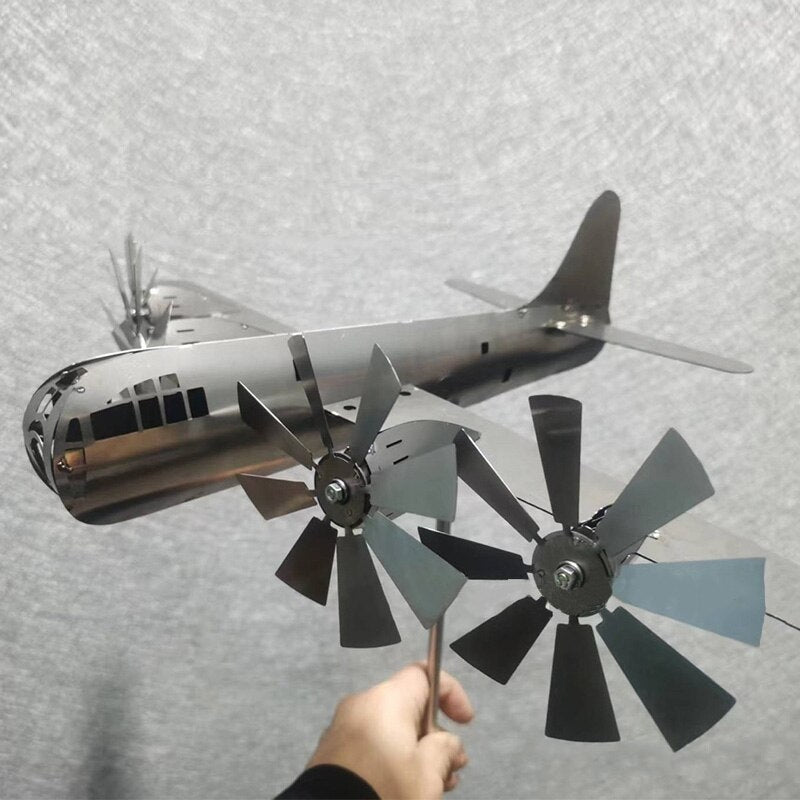 AeroSpin – Mulino a vento decorativo in design aereo per il giardino