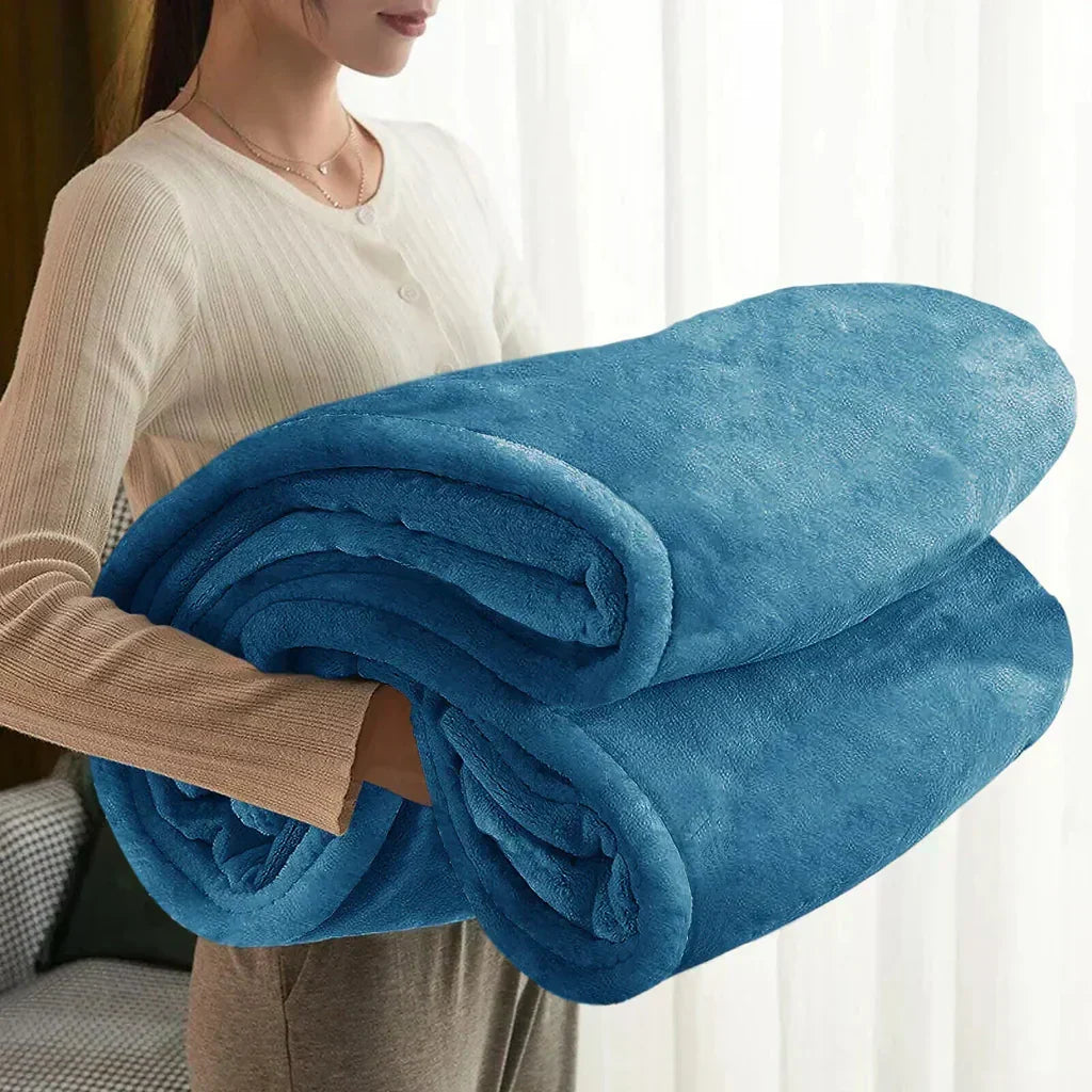 Coperta in Fleece Extra Morbida – Coperta Confortevole per Ogni Stagione