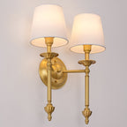 Applique Moderno con Ombrello in Ottone 1/2 Luce