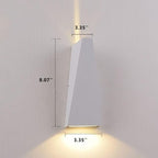 Applique a Muro LED 2 Luci Trapezoidale Moderna e Semplice