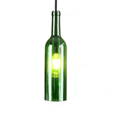 Lampadario in Vetro Antico con 1 Luce
