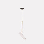 Luce a sospensione LED con spot moderno minimalista in oro a 1 luce