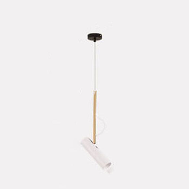 Luce a sospensione LED con spot moderno minimalista in oro a 1 luce