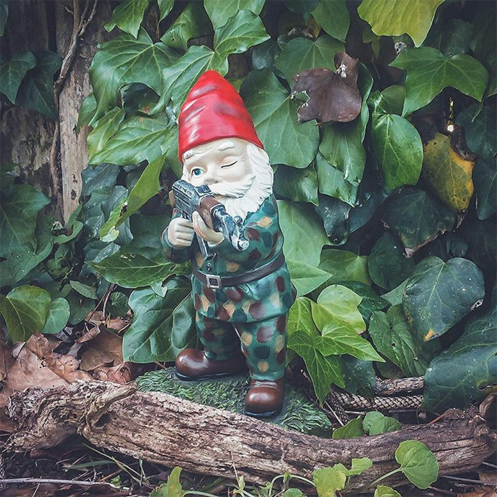 Drelix - Gnomo da Giardino Militare
