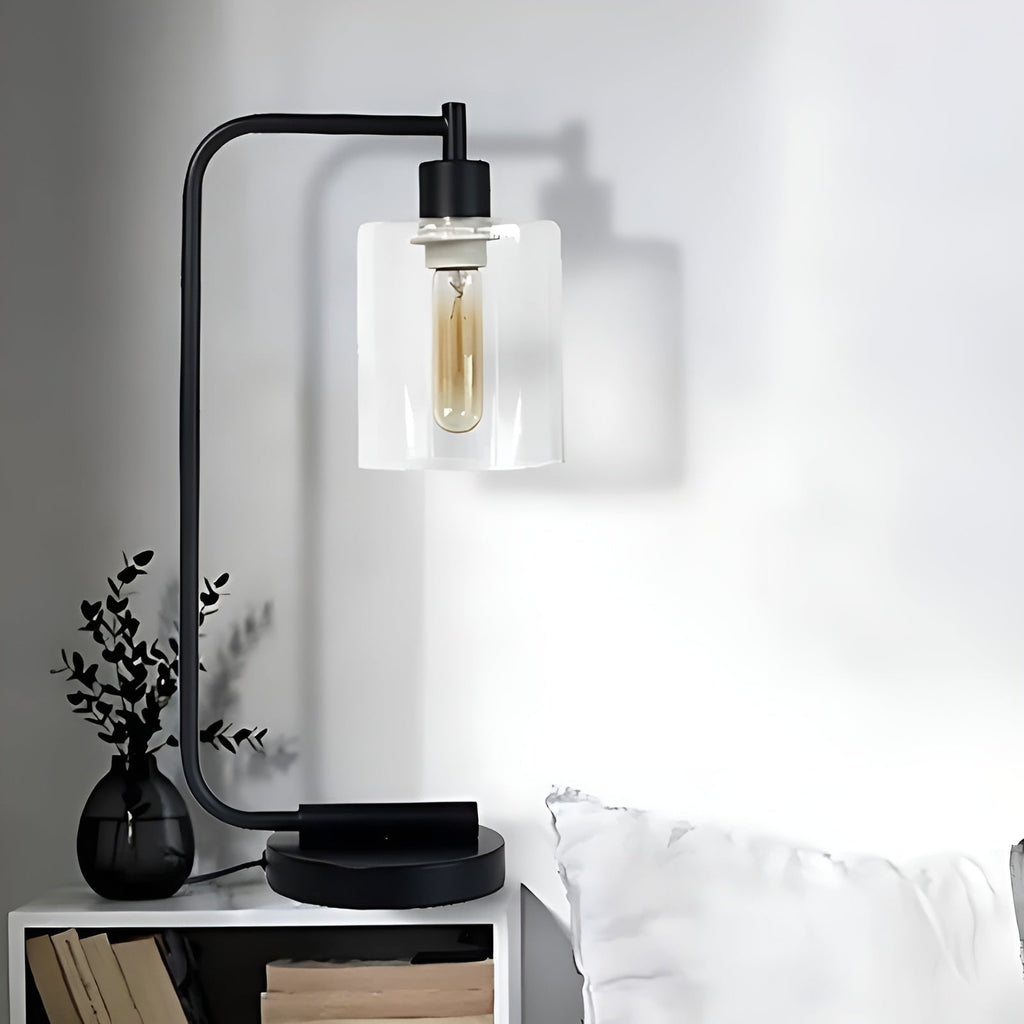 Lampada da tavolo cilindrica – Luce ambientale elegante | Perfetta per un arredamento moderno