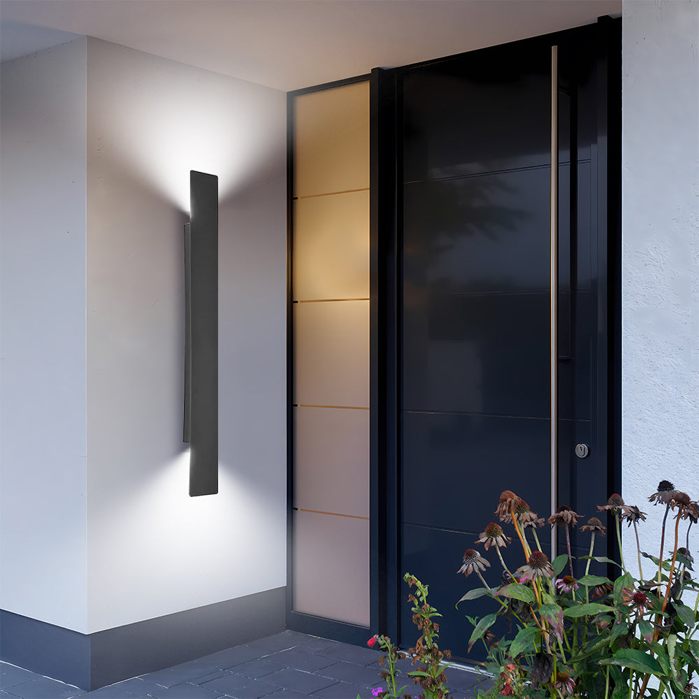 Selvik | Moderno Faretto da Esterno in Alluminio con Classe di Protezione IP65 in Quattro Lunghezze per Giardino, Patio e Viale