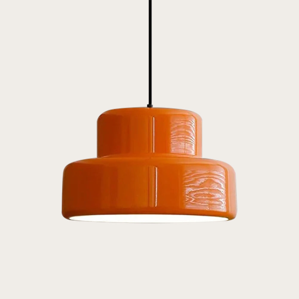 Lampada a Sospensione Arancione Modern Vintage Bauhaus