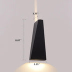 Applique a Muro LED 2 Luci Trapezoidale Moderna e Semplice