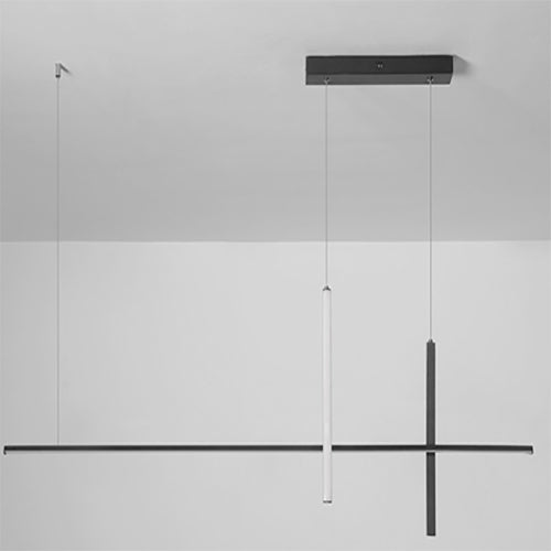 Lampadario a LED lungo minimalista moderno