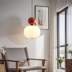 Lampada a Sospensione Art Deco Glarefusion Cream