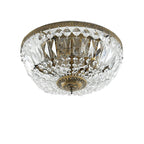 Lampada da soffitto vintage rotonda in cristallo 4/6 luci