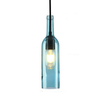 Lampadario in Vetro Antico con 1 Luce