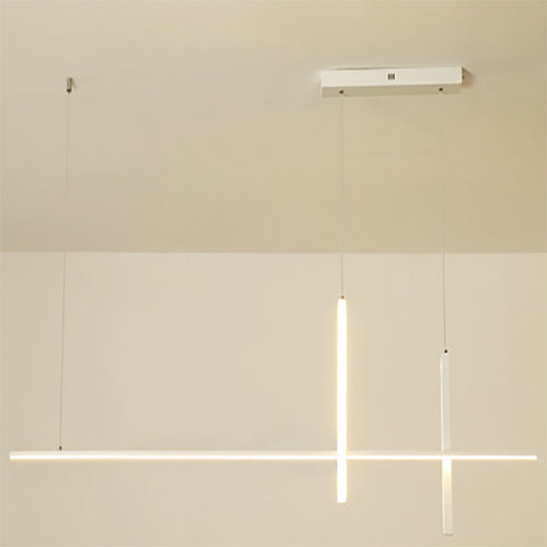 Lampadario a LED lungo minimalista moderno