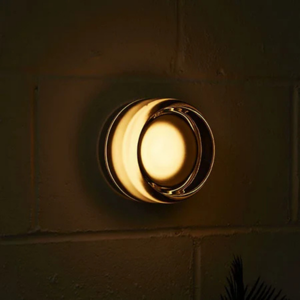 Applique da Parete Rotonda in Vetro Moderno LED 1 Luce