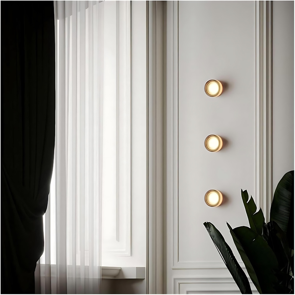 Applique a parete LED 1 luce in acrilico Nordic Dimple