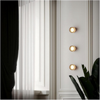 Applique a parete LED 1 luce in acrilico Nordic Dimple