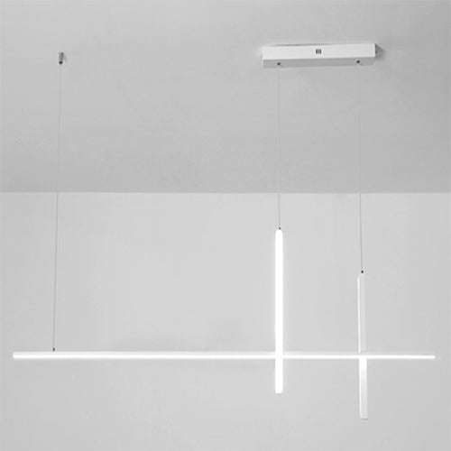 Lampadario a LED lungo minimalista moderno